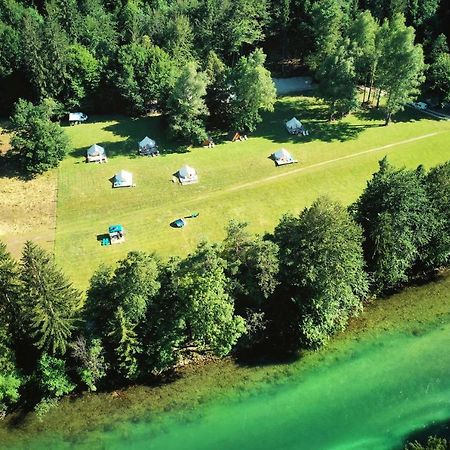 Hotel Eco River Camp Radovljica Esterno foto