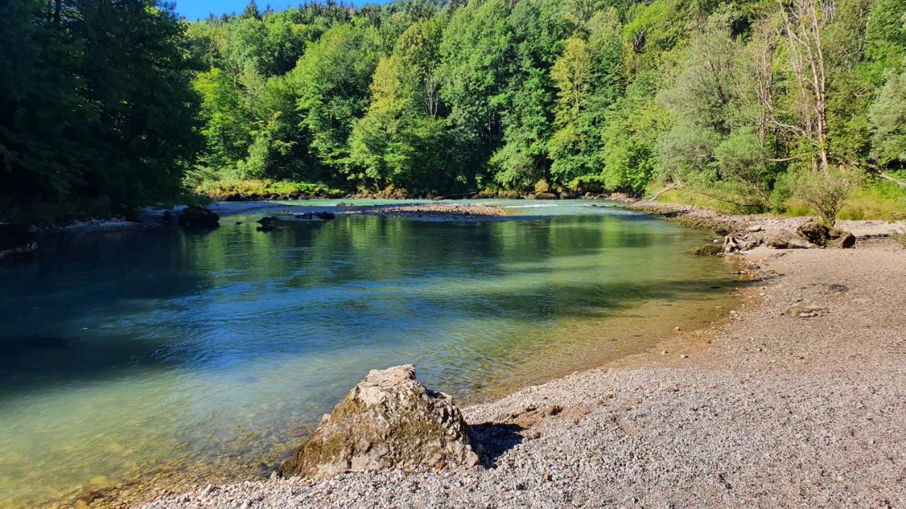 Hotel Eco River Camp Radovljica Esterno foto