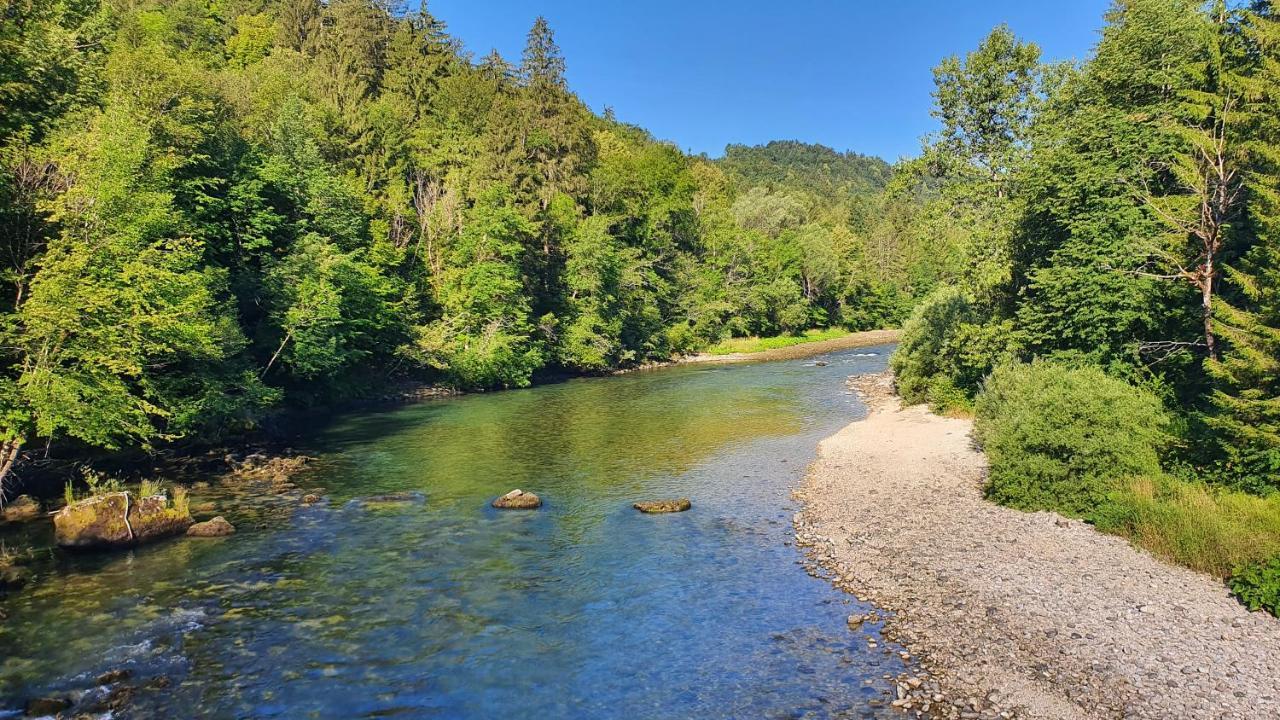 Hotel Eco River Camp Radovljica Esterno foto